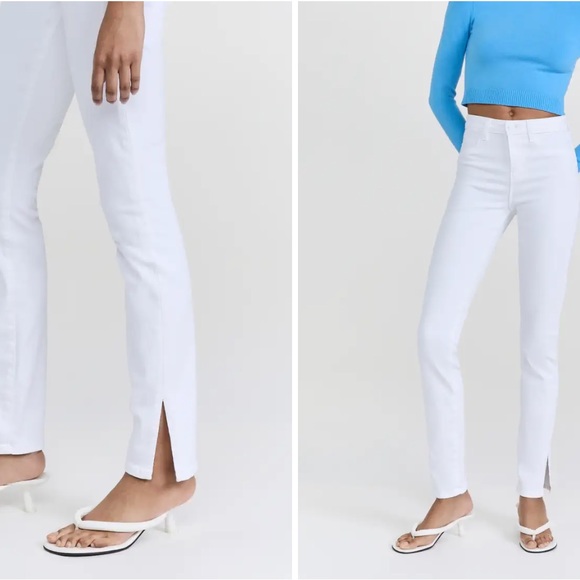 NWT L’AGENCE JOSIE HIGH RISE SKINNY SPLIT JEANS - Picture 5 of 10